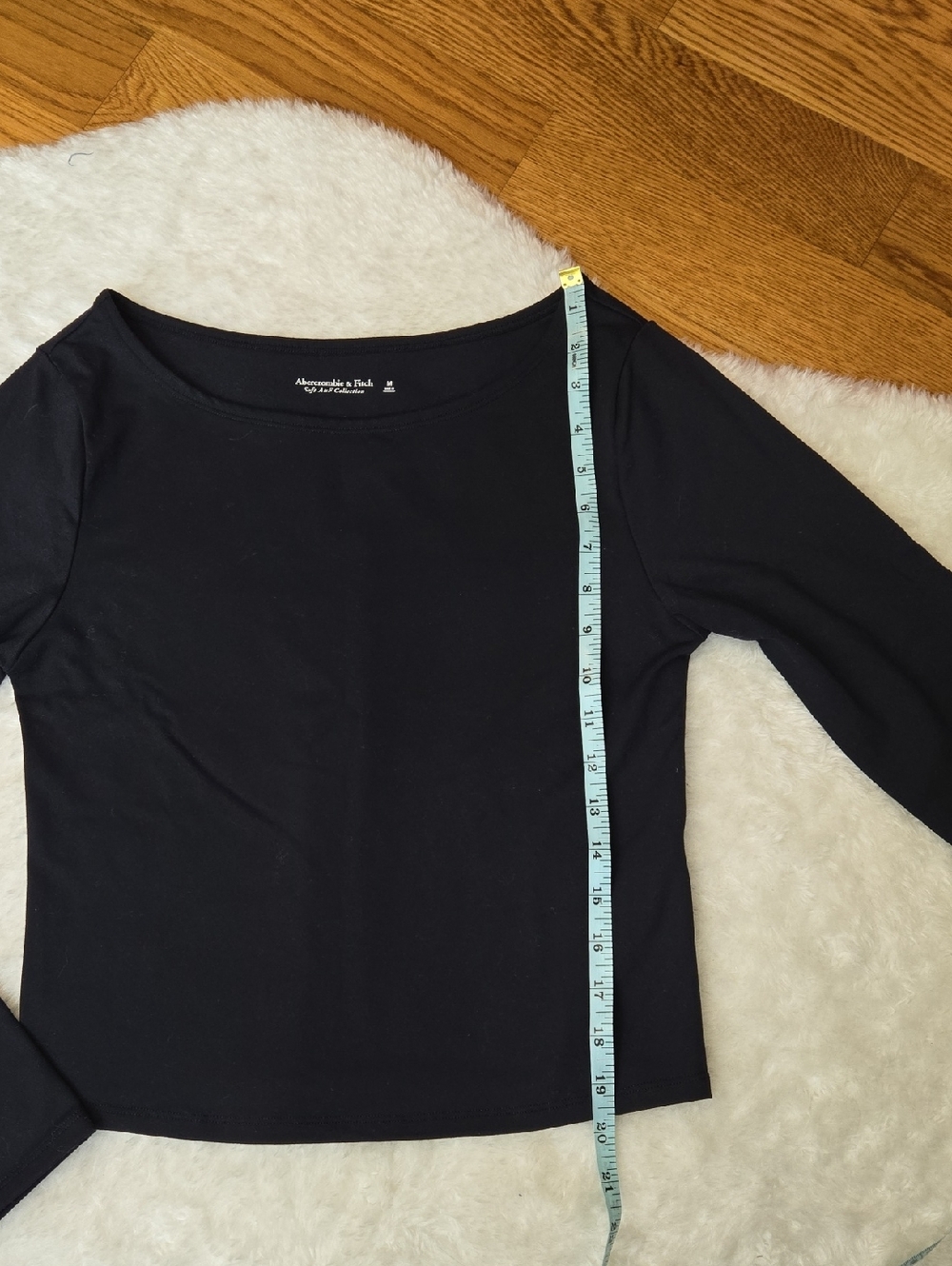 Abercrombie & Fitch Black Long Sleeve Shirt, Womens Size Medium - Picture 6 of 11